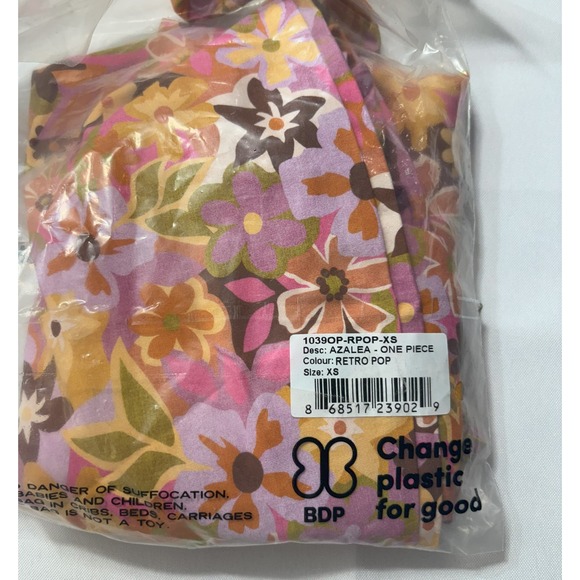 Stone Fox FP NWT Swim Rafa One Piece Azalea Size X-Small Retro Pop MSRP $200 - Picture 5 of 5